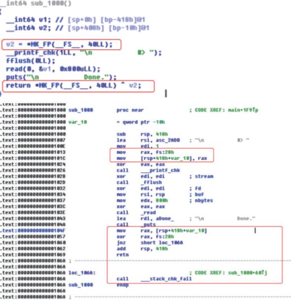 stack canary与绕过的思路